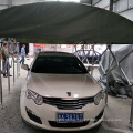 Mobile garage tent customized